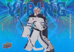 2025-26 Upper Deck Vibing Connor Hellebuyck #VB-14 card