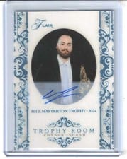 2025-26 Flair Trophy Room Autographs Connor Ingram #TR-11 card