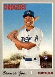 2019 Topps Heritage Base Set Connor Joe #602 card