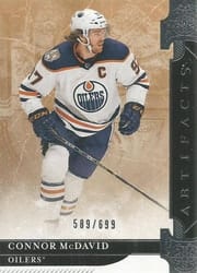 2019-20 Upper Deck Artifacts Base Set Connor McDavid #101 card