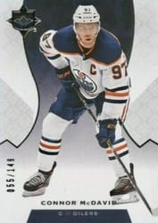 2019-20 Upper Deck Ultimate Collection Base Set Connor McDavid #1 card