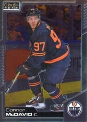 2020-21 O-Pee-Chee Platinum Base Set Connor McDavid #1 card