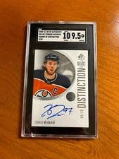 2020-21 SP Authentic Marks of Distinction Connor McDavid #MD-MC card