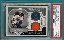 2020-21 Upper Deck Artifacts Treasured Swatches Connor McDavid #TS-CM card