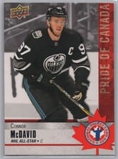 2020 Upper Deck National Hockey Card Day Canada Connor McDavid #CAN-8 card