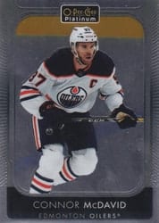 2021-22 O-Pee-Chee Platinum Base Set Connor McDavid #1 card
