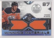 2021-22 SPx Winning Materials Connor McDavid #WM-CM card