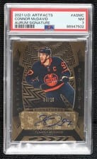 2021-22 Upper Deck Artifacts Aurum Signatures Connor McDavid #AS-MC card