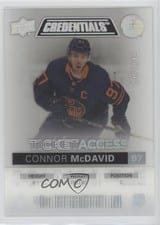 2021-22 Upper Deck Credentials Ticket Access Acetate Connor McDavid #TA-CM