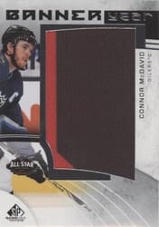2022-23 SP Game Used 2022 NHL All-Star Game Banner Year Relics Connor McDavid #BYAS-MC card