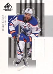 2022-23 SP Game Used Retro Renovations Jersey Connor McDavid #RR-CM card