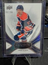 Connor McDavid 2022-23 Upper Deck Black Diamond Exquisite Collection 2008-09 Retro card