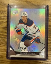 2022-23 Upper Deck Black Diamond Exquisite Collection Connor McDavid #V-CM card