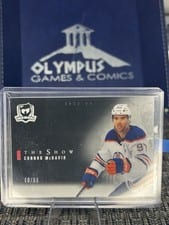 2022-23 Upper Deck The Cup The Show Black Connor McDavid #SB-CM card