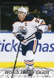 2022-23 Upper Deck World Junior Grads Connor McDavid #WG-25 card