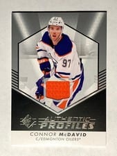 2022 SP Authentic Profiles Connor McDavid Jersey #AP-1 card