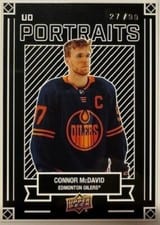 2022 Upper Deck UD Portraits Connor McDavid #P-9 card