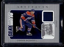 2023-24 Upper Deck Artifacts Silky Mits Connor McDavid #SM-CM card