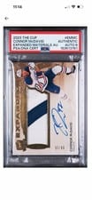 2023-24 Upper Deck The Cup Expanded Materials Autos Connor McDavid #EM-MC card