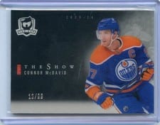 2023-24 Upper Deck The Cup The Show Black Connor McDavid #SB-CM card