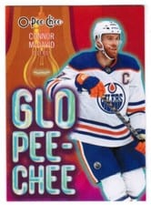 2024-25 O-Pee-Chee Glo Pee-Chee Connor McDavid #GLO-4 card
