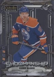 2024-25 O-Pee-Chee Platinum Showmanship Connor McDavid #S-12 card