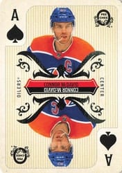2024-25 O-Pee-Chee Playing Cards Connor McDavid #A♠ card