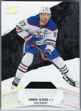 2024-25 Upper Deck Black Diamond Exquisite Collection Connor McDavid #V-CM card