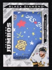 2024-25 Upper Deck Black Diamond Team Logo Jumbo Patch Puzzle - All-Star Team Connor McDavid #TL-CM card