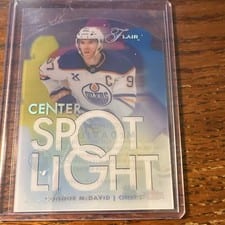 2025-26 Flair Center Spotlights Connor McDavid #CS-18 card