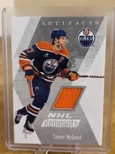 2025 Upper Deck Artifacts NHL Remnants Connor McDavid #NR-9 card