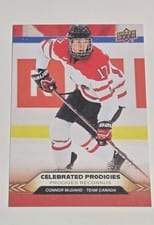 2025 Upper Deck Tim Hortons Team Canada Celebrated Prodigies Connor McDavid #CP-1 card