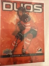 2025 Upper Deck Tim Hortons Team Canada Duo Connor McDavid / Darnell Nurse #CO-2 card