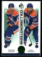 2023 SP Authentic Collaborations Connor McDavid / Leon Draisaitl #C-1 card