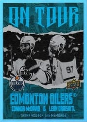2024-25 Upper Deck On Tour Connor McDavid / Leon Draisaitl #OT-27 card