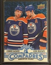 2025 Upper Deck Compadres Connor McDavid/Leon Draisaitl #CM-2 card