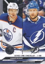 2023-24 Upper Deck Base Set Connor McDavid / Steven Stamkos #199 card