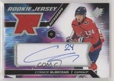 2020-21 SPx Rookie Autograph Jersey Connor McMichael #CM card