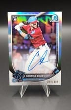 2025 Bowman Chrome Rookie Autographs Connor Norby #CRA-CN card