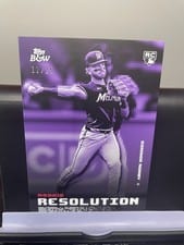 2025 Topps Black & White Rookie Resolution Connor Norby #RR7 card