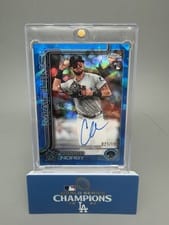 2025 Topps Chrome Sapphire Rookie Autographs Sapphire Connor Norby #RA-CN card