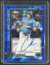 2025 Topps Chrome Update Sapphire Chrome Sapphire Autographs Connor Norby #USA-CN card