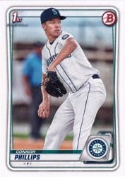 2020 Bowman Draft Base Set Connor Phillips #BD-71 card