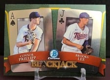 2022 Bowman Draft Blackjack Connor Prielipp, Brooks Lee #BJ-6 card