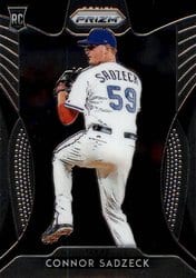 2019 Panini Prizm Base Set Connor Sadzeck #292 card