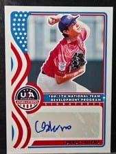 2025 Panini Stars & Stripes 16U/17U National Team Signatures Connor Salerno #NTS-CS card