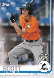 2019 Topps Pro Debut Base Set Connor Scott #107 card