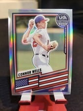 2026 Panini Stars and Stripes Prizm USA Connor Wells Snakeskin #40 card