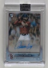 2022 Topps Clearly Authentic Clearly Authentic Autographs Connor Wong #CAA-CW card