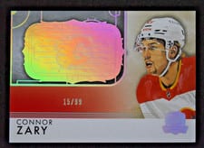 2023-24 Upper Deck The Cup Rookie Rink Gallery Connor Zary #RGCZ-V4 card